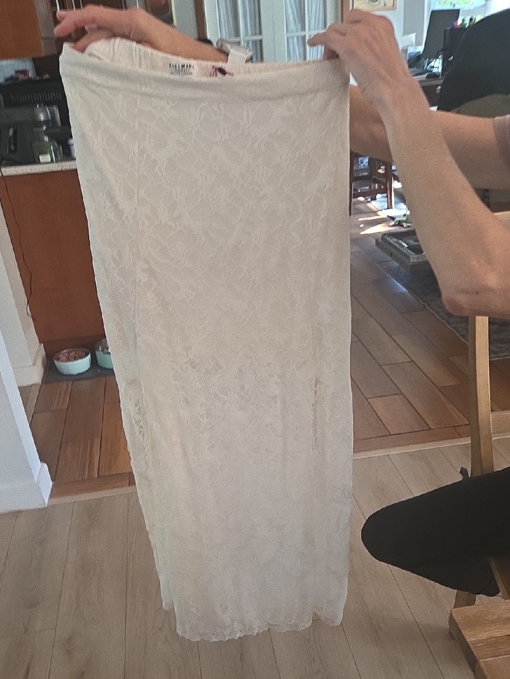 Idyllwind Cream Lace Maxi Skirt